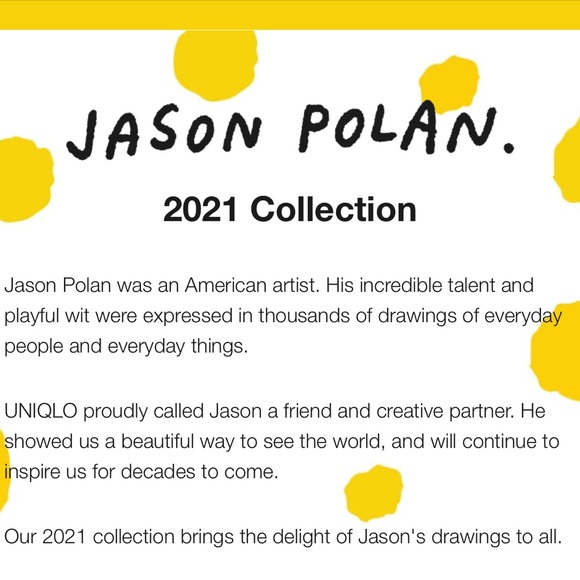 UT Uniqlo x Jason Polan Limited Edition New York Drawing Gray Sweatshirt sz M - Picture 3 of 9